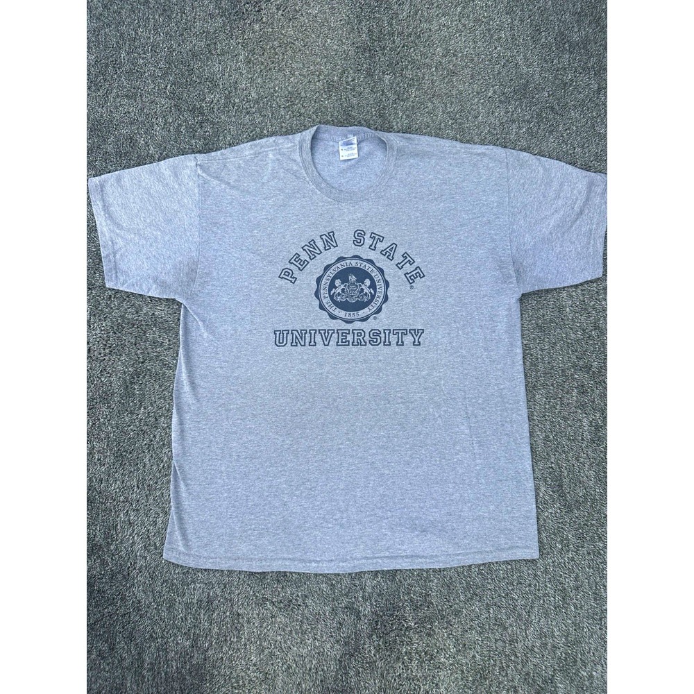 Penn State University T Shirt Mens XL Gray Nittany Lions PSU Seal NCAA College